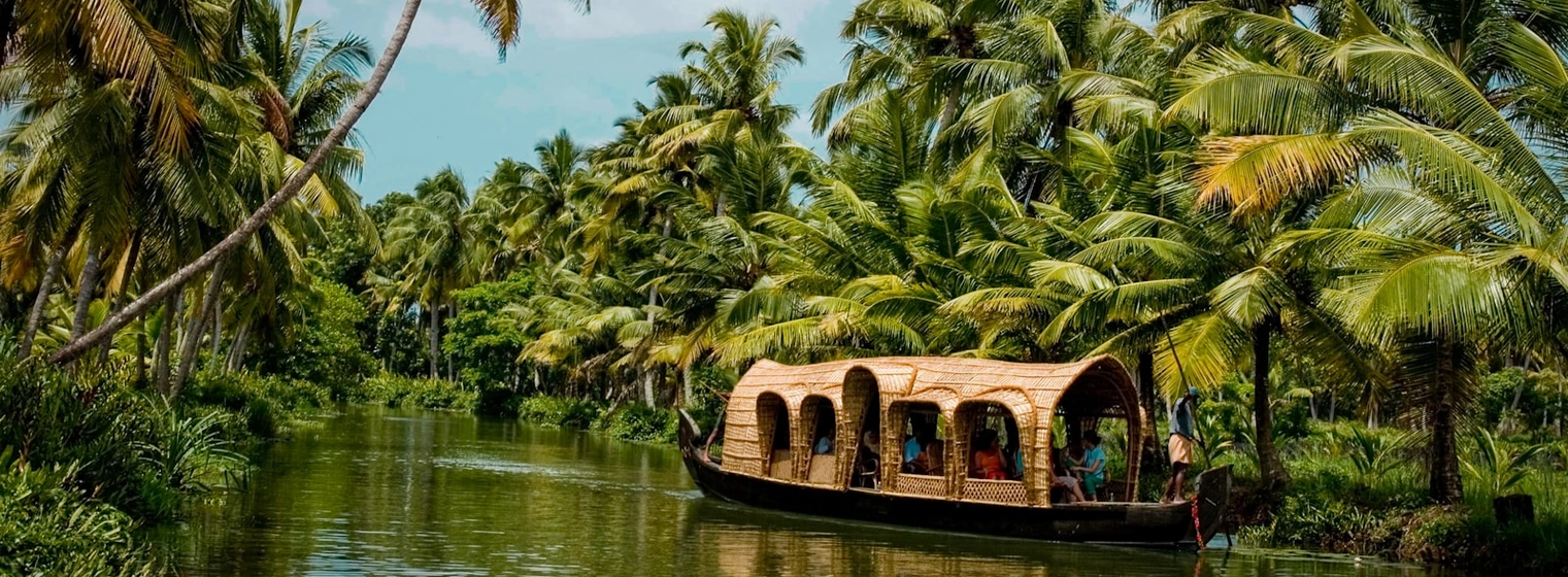 Kerala Backwaters Hausboot-Erlebnis