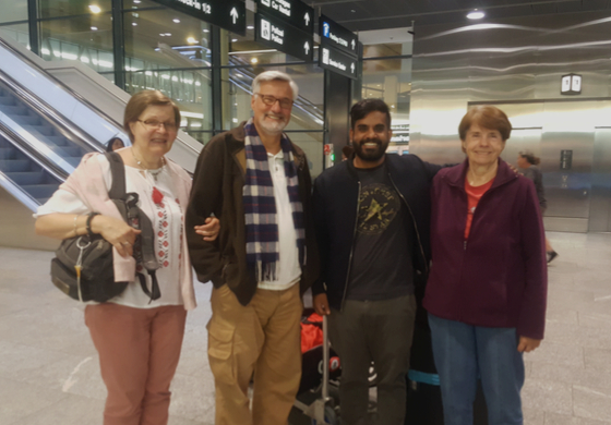 Familie Bommeli auf ihrer Kerala Reise