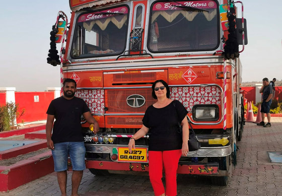 Marianne auf ihrer privaten Rajasthan Reise